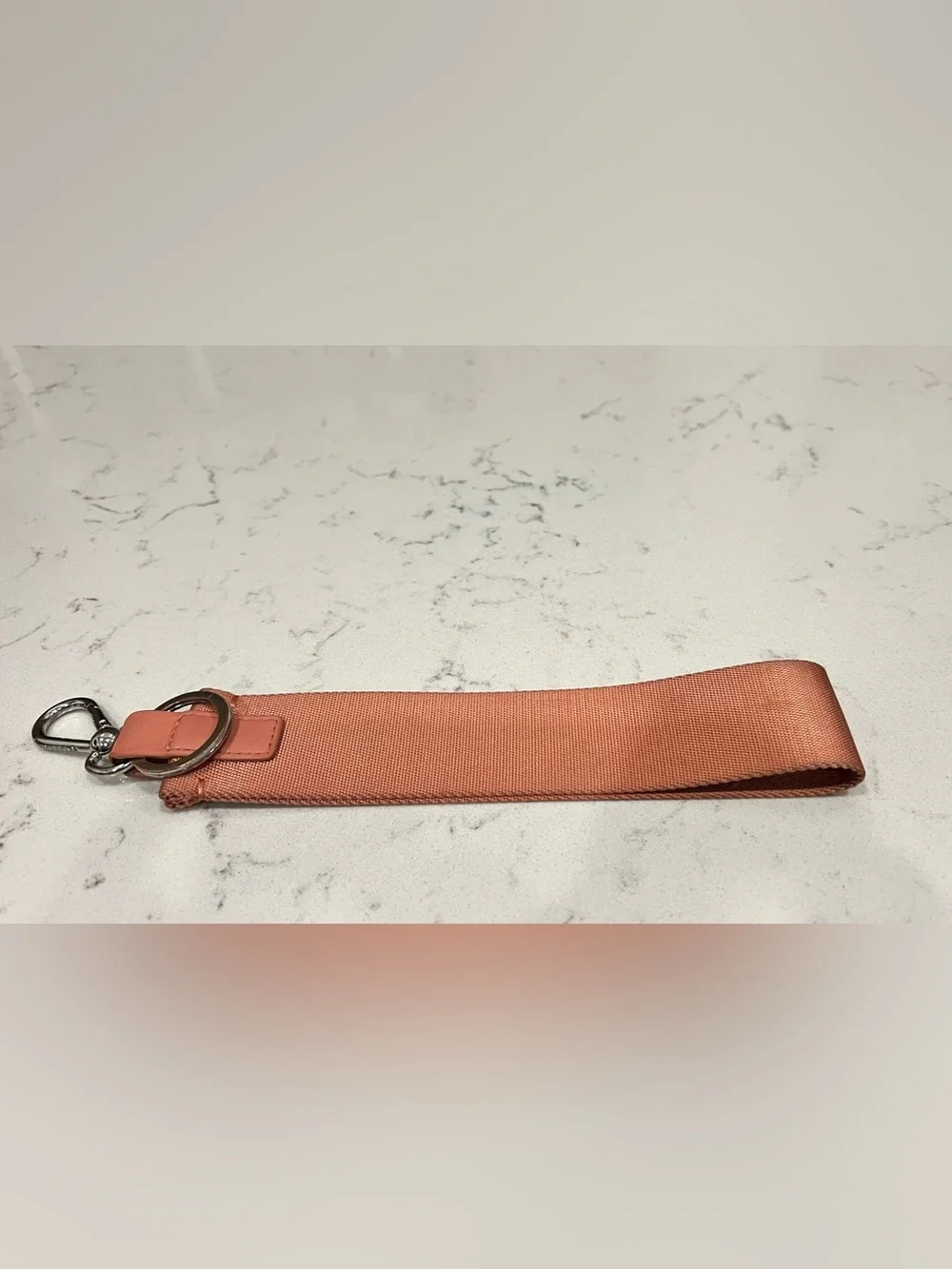 lululemon athletica Rose-Tan Webbing Strap with Yellow Logo